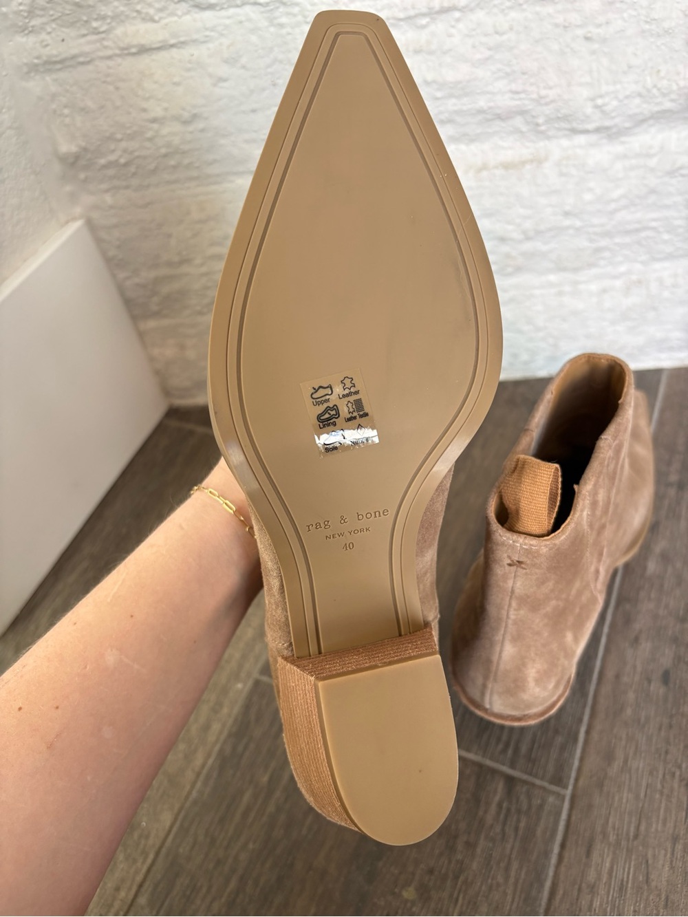rag & bone woman’s tan Suede Chukka Boots size 10 - Picture 10 of 11